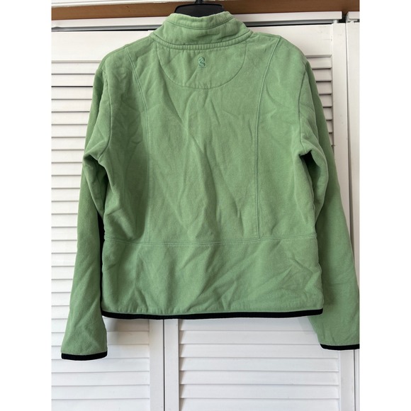 Gear For Sports Women's Full Zip Fleece Jacket Green Golf & Spa Embroidered M - Picture 3 of 8